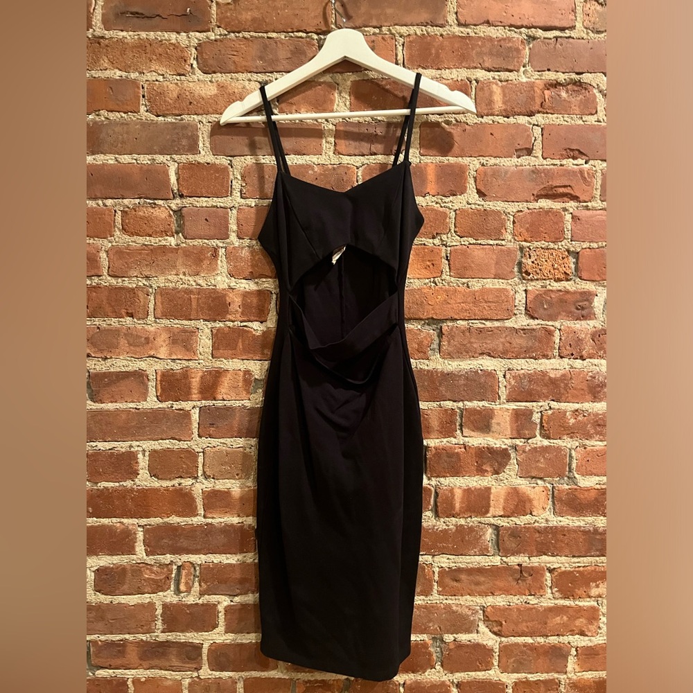 Akira Chicago Red Label Black Bodycon Dress